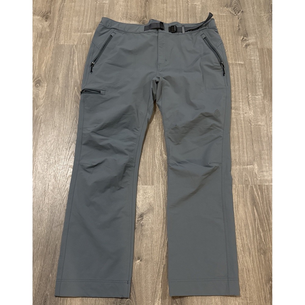 Stio Pants Mens 40 X 33 Pinedale Hiking Hiker softshell workwear Durable Belted